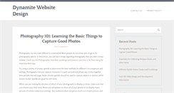 Desktop Screenshot of dynamitewebsitedesign.com